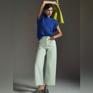 NWT Anthropologie faux leather pants